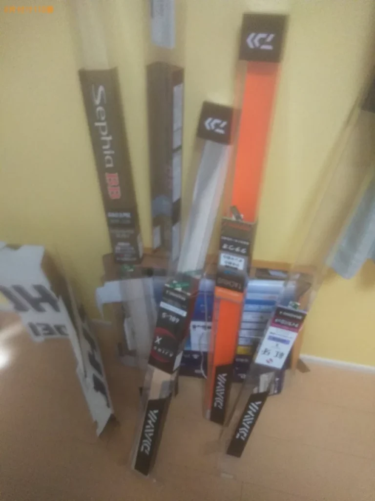 【今治市本町】テレビ、デスクトップPC、洗濯機、釣り竿等の回収