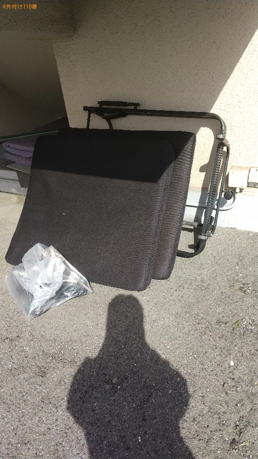 【福山市神辺町】折り畳みベッド、原付の回収・処分ご依頼