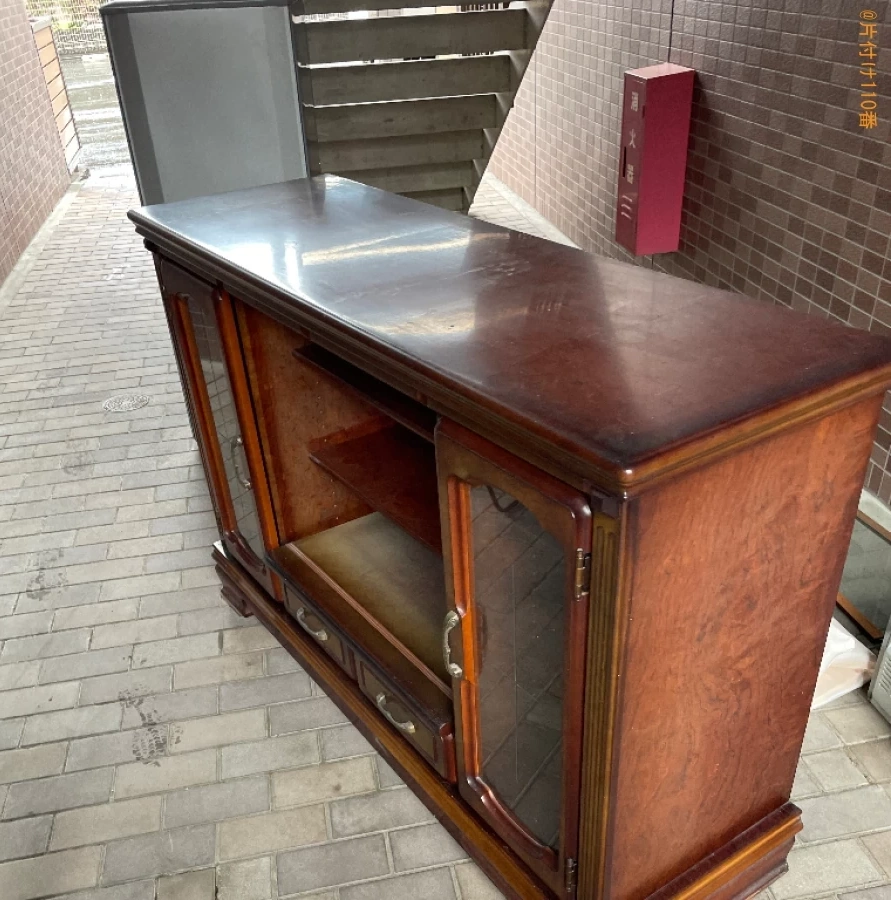 【磐田市】折り畳みベッド、茶箪笥、冷蔵庫、電子レンジ等の回収