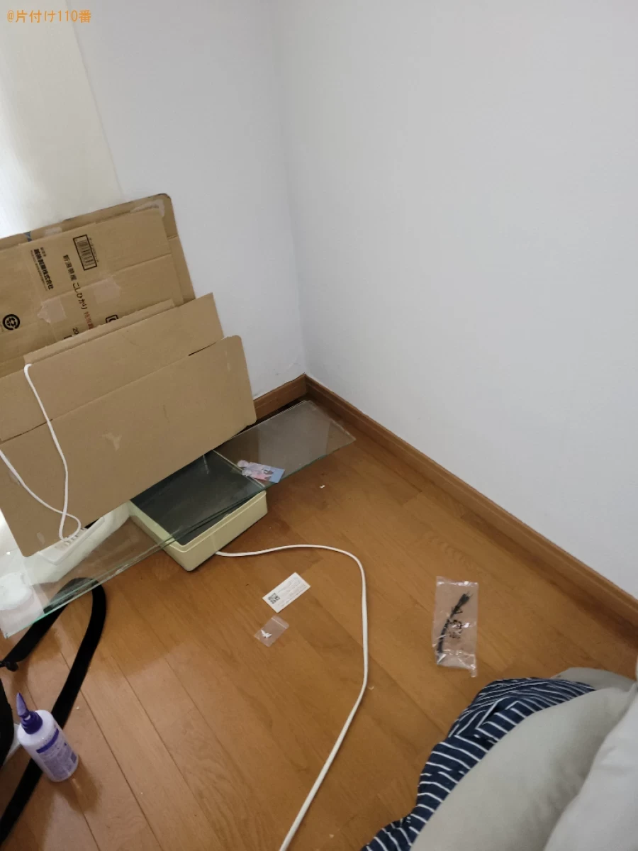 【岡山市北区】スチールラック、ロフトベッド、ローテーブルの回収