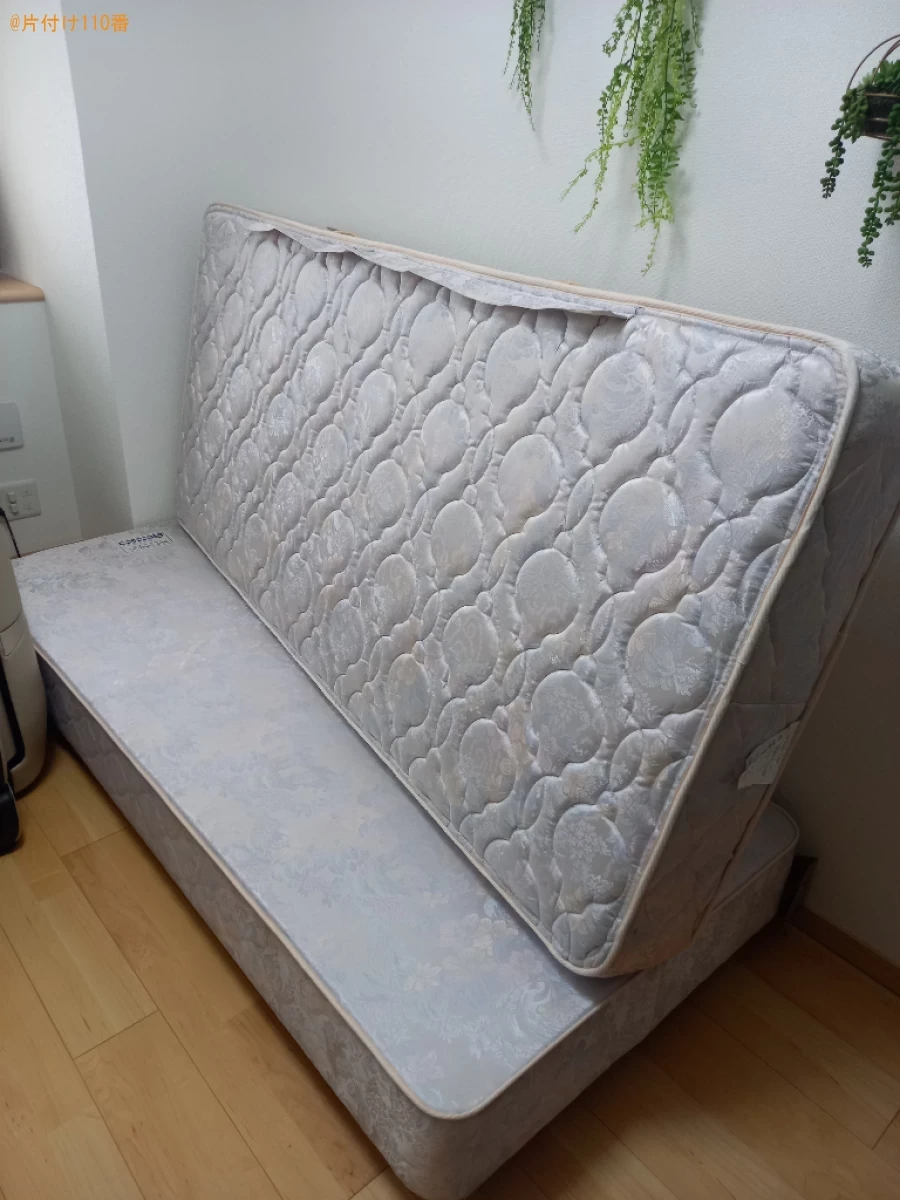 【市原市】マットレス付きシングルベッドの回収・処分ご依頼