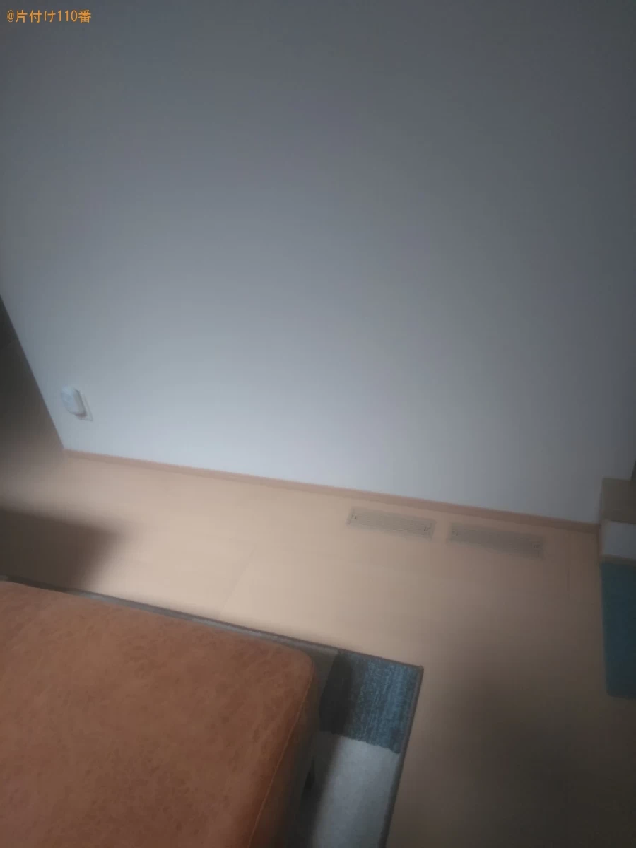 【松山市】マットレス付きシングルベッドの回収・処分ご依頼