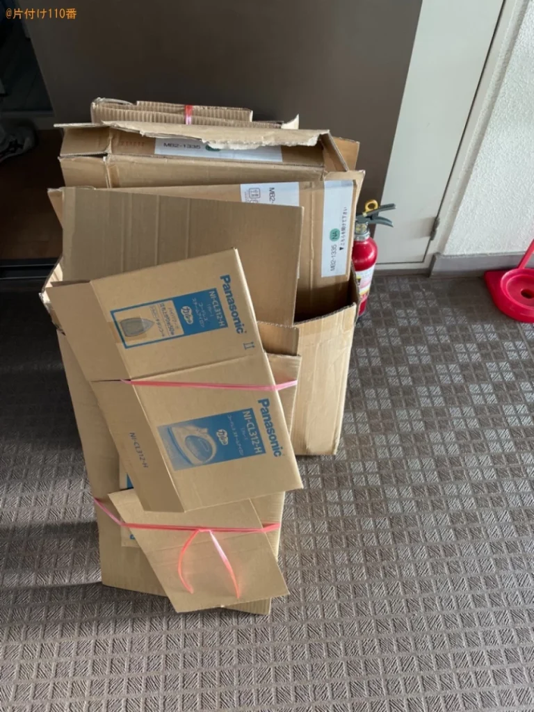 【京都市伏見区】段ボールの回収・処分ご依頼　お客様の声