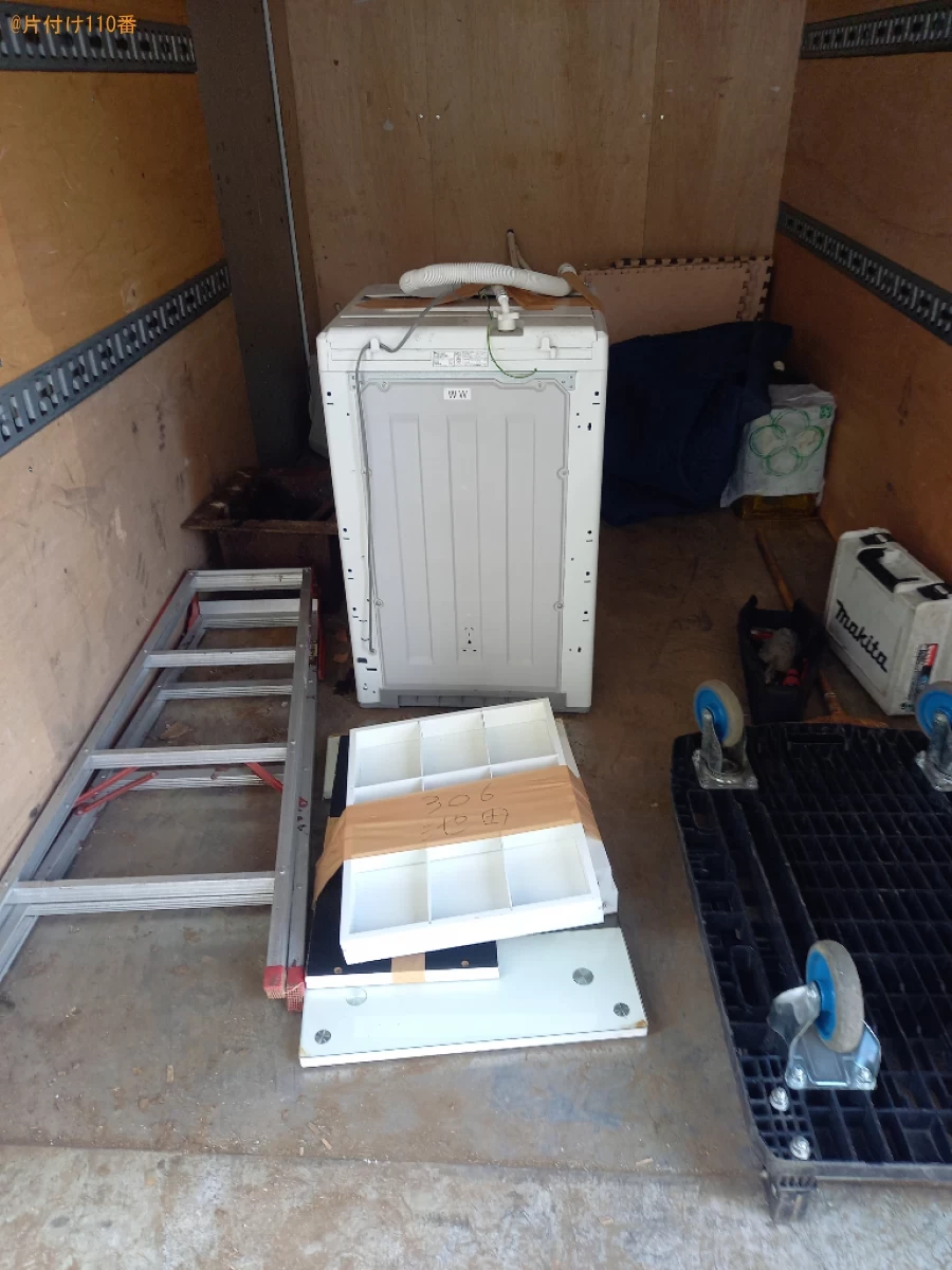 【船橋市】ローテーブル、本棚、洗濯機等の回収・処分ご依頼