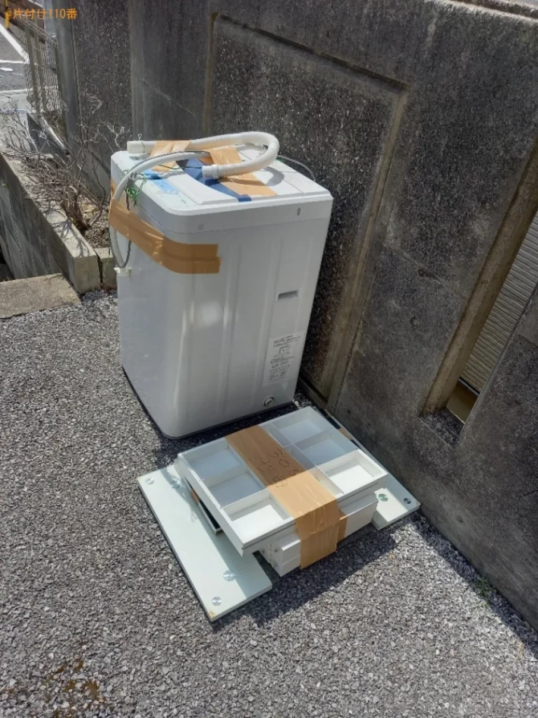 【船橋市】ローテーブル、本棚、洗濯機等の回収・処分ご依頼