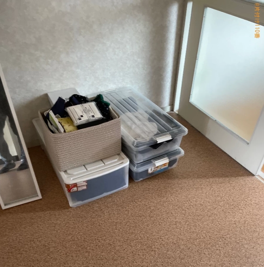 【岡山市北区】折り畳みベッド、ローテーブル、ガスコンロ等の回収