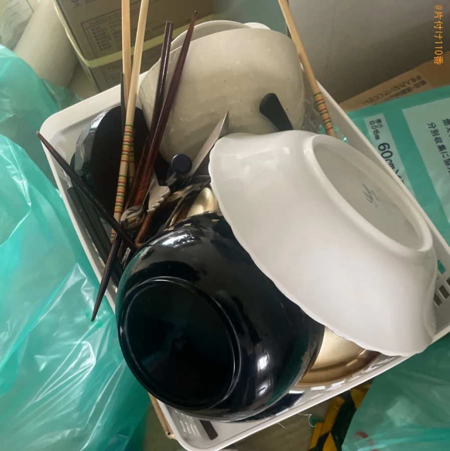 【弘前市稔町】洗濯機、食器の回収・処分ご依頼　お客様の声