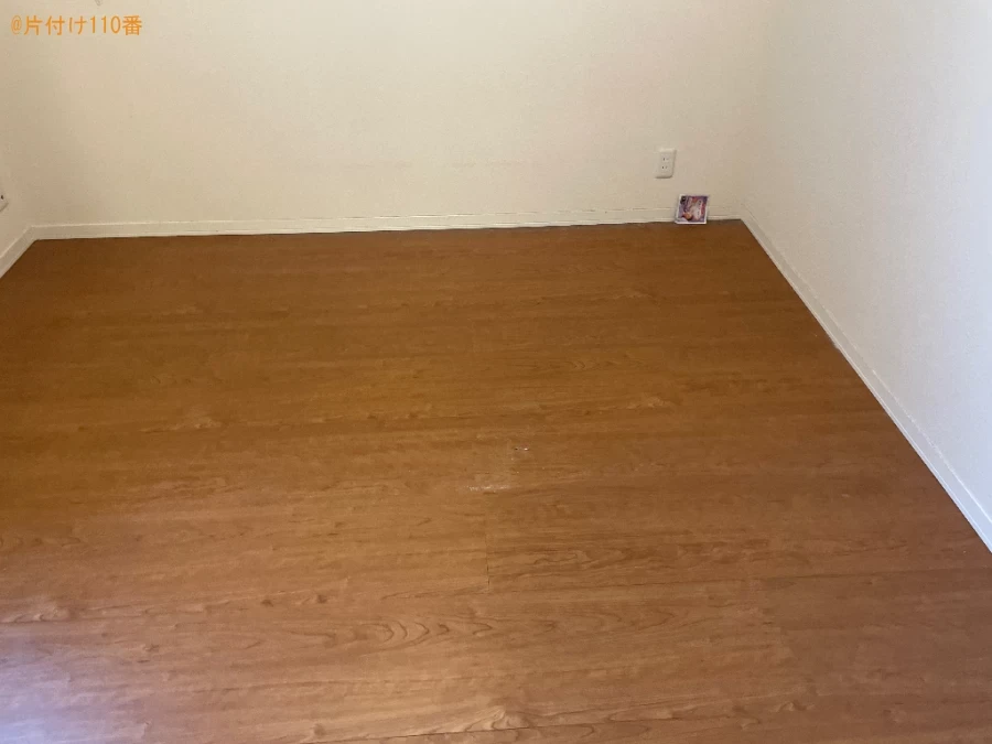 【亀岡市安町】マットレス付きダブルベッドの回収・処分ご依頼