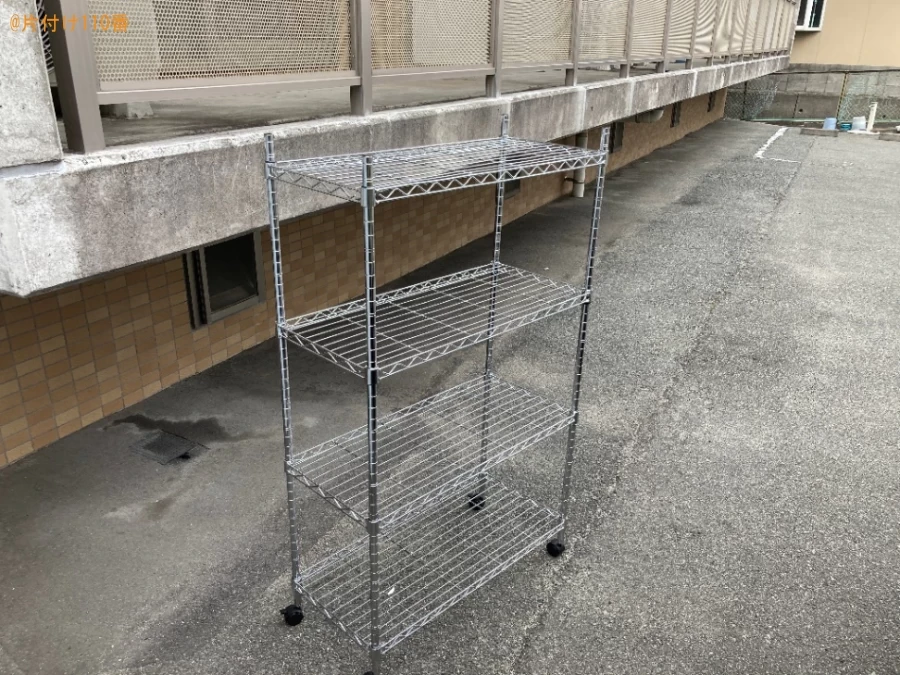 【宇部市】スチールラック、衣装ケースの回収・処分ご依頼