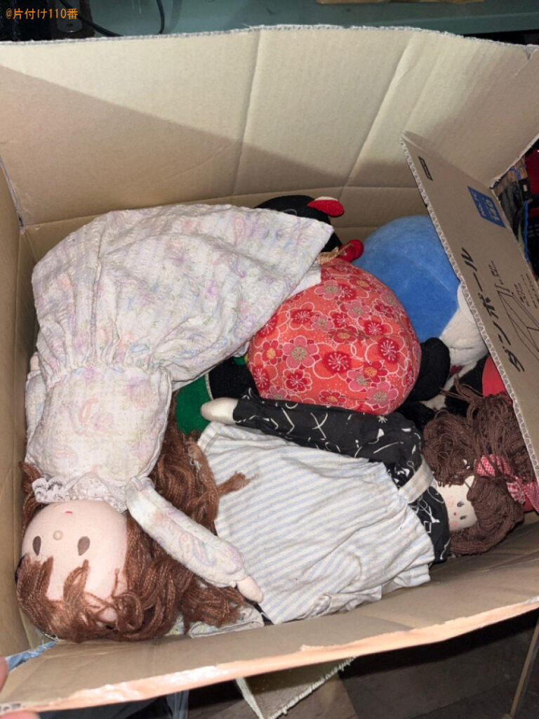 【岡谷市】人形、ぬいぐるみの回収・処分ご依頼　お客様の声