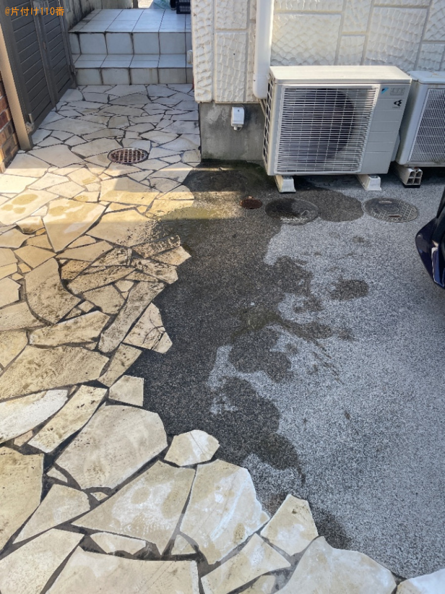 【大津市桜野町】庭石、自転車の回収・処分ご依頼　お客様の声