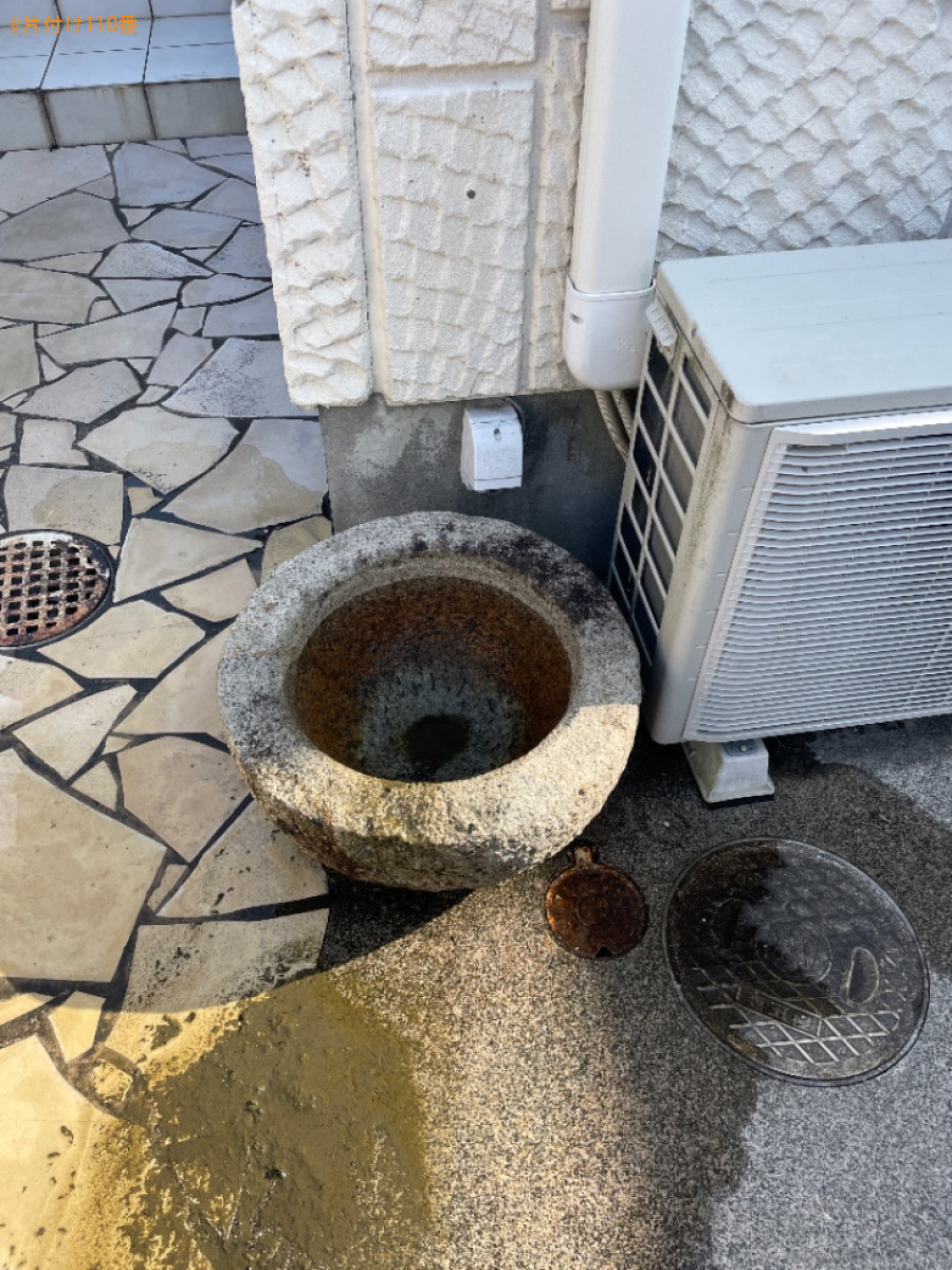 【大津市桜野町】庭石、自転車の回収・処分ご依頼　お客様の声