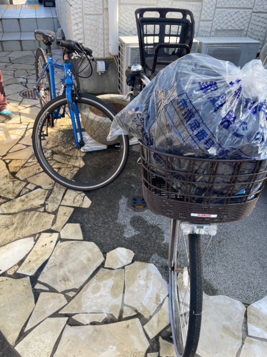 【大津市桜野町】庭石、自転車の回収・処分ご依頼　お客様の声