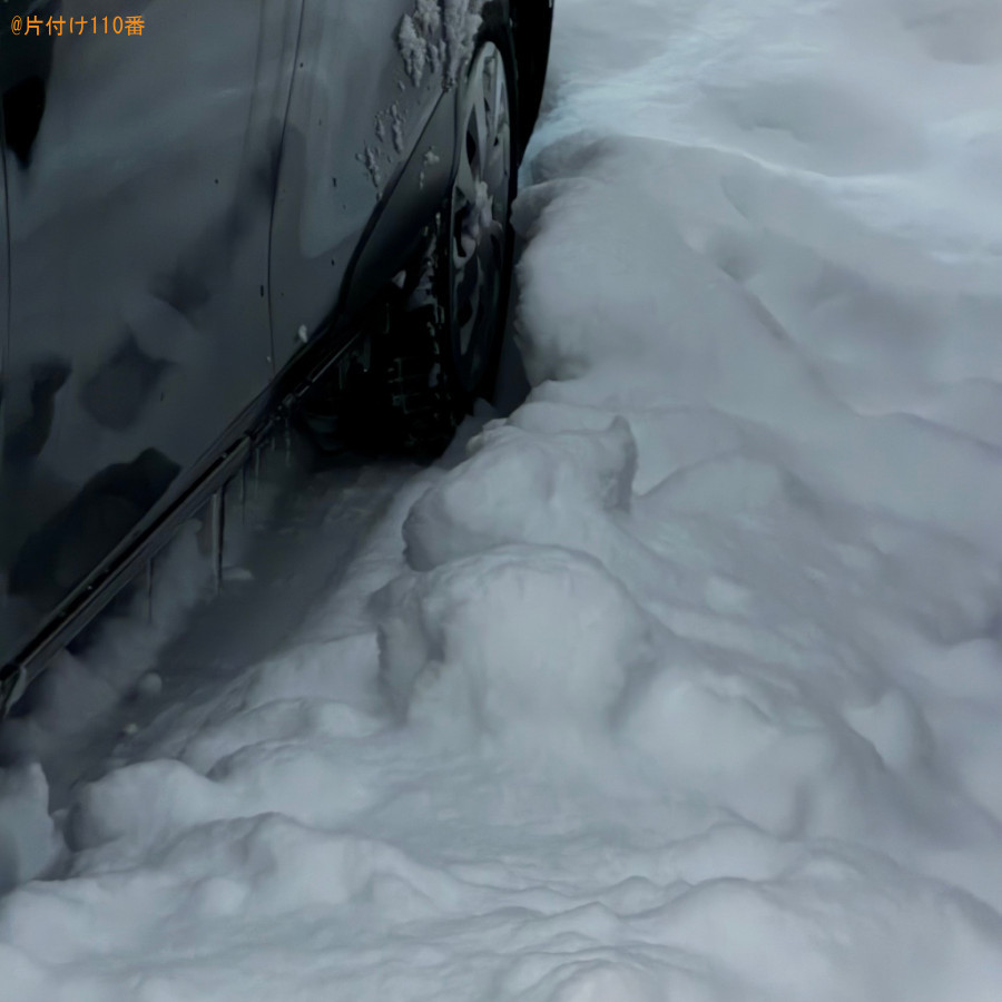 【青森市】車をスタックから救出する作業ご依頼　お客様の声