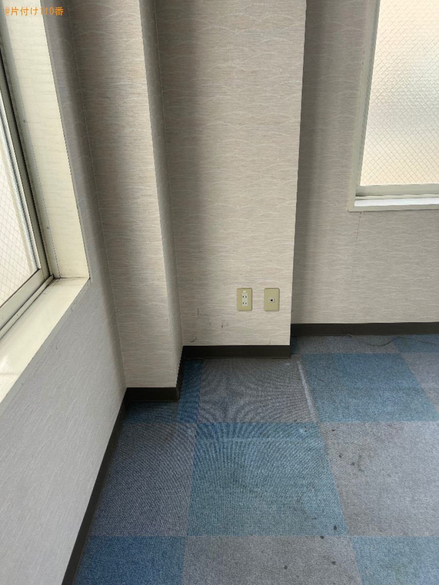 【岡山市北区】金庫、業務用机の回収・処分ご依頼　お客様の声