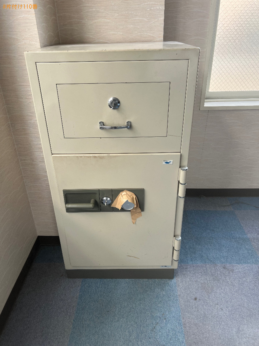 【岡山市北区】金庫、業務用机の回収・処分ご依頼　お客様の声