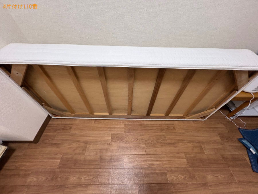 【厚木市東町】シングルベッドマットレスの回収・処分ご依頼