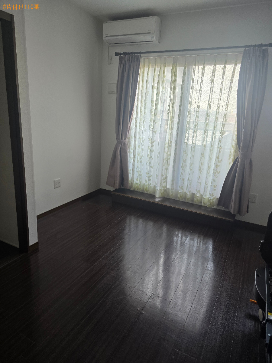 【山陽小野田市】シングルベッドマットレス、タンス、テレビ等の回収