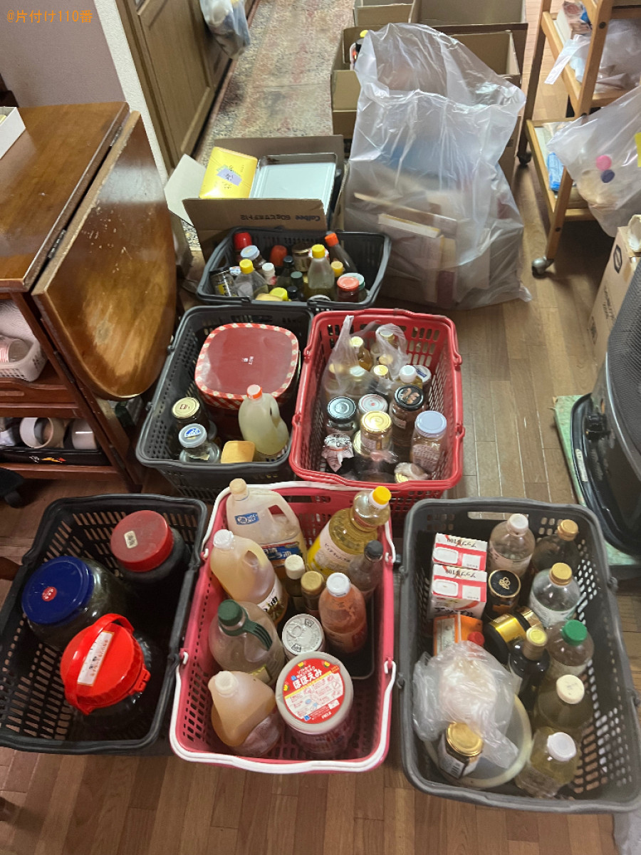 【玉野市明神町】中身の入った瓶やペットボトル、一般ごみ等の回収