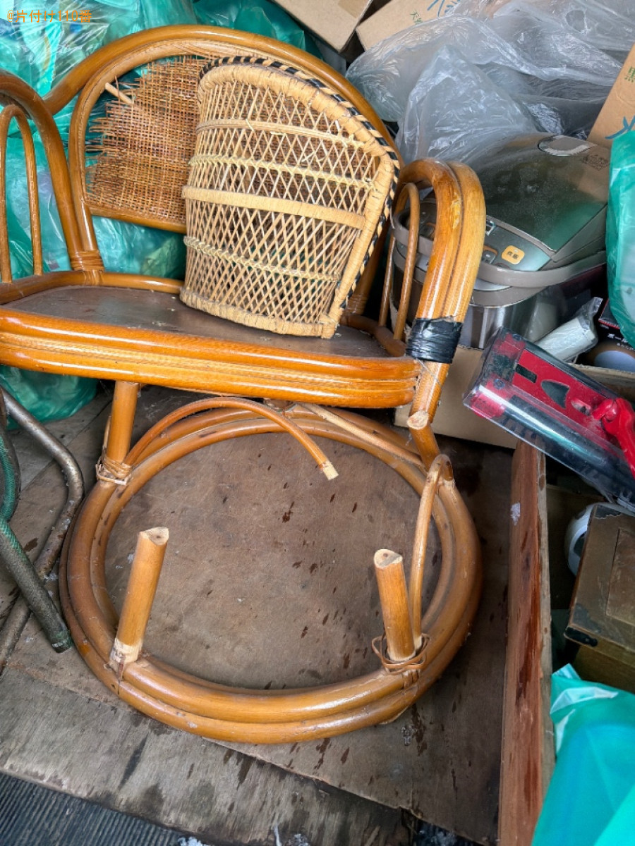 【五所川原市】家庭用エアコン、掃除機、椅子、ホース、かご等の回収