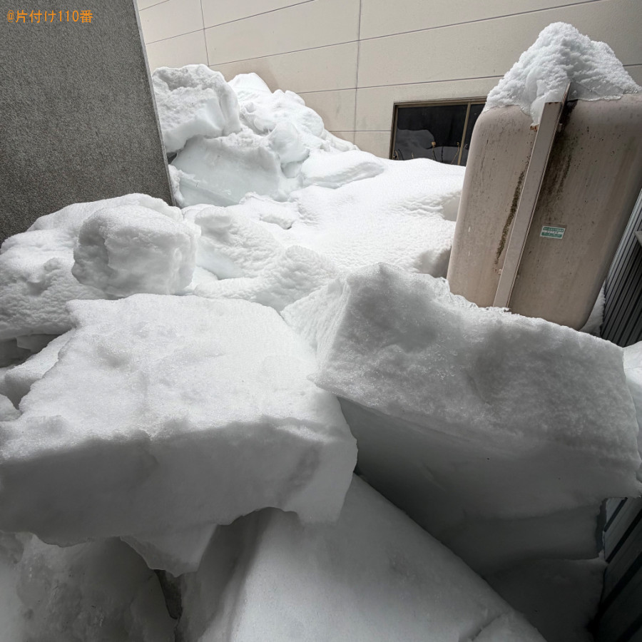 【弘前市稔町】雪かき作業ご依頼　お客様の声