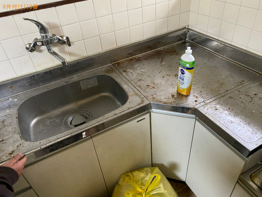 【京都市伏見区】トイレ、キッチンクリーニングの回収・処分ご依頼