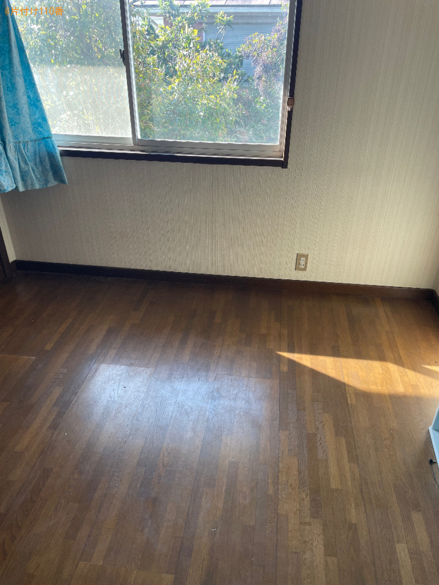 【大津市陽明町】マットレス付きシングルベッドの回収・処分ご依頼