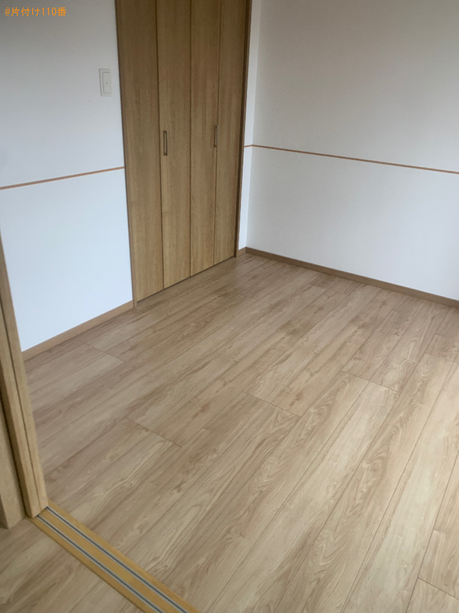 【福岡市中央区】マットレス付きシングルベッドの回収