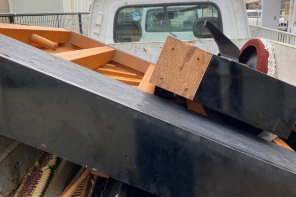 【日田市上城内町】アップライトピアノ、椅子の回収・処分ご依頼