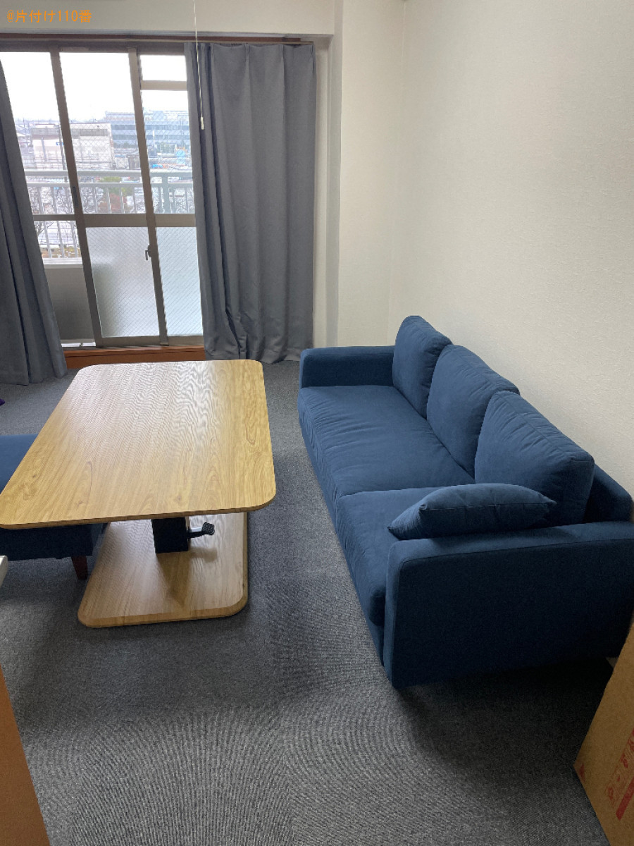 【守山市】テーブル、ソファーの組み立て作業ご依頼　お客様の声