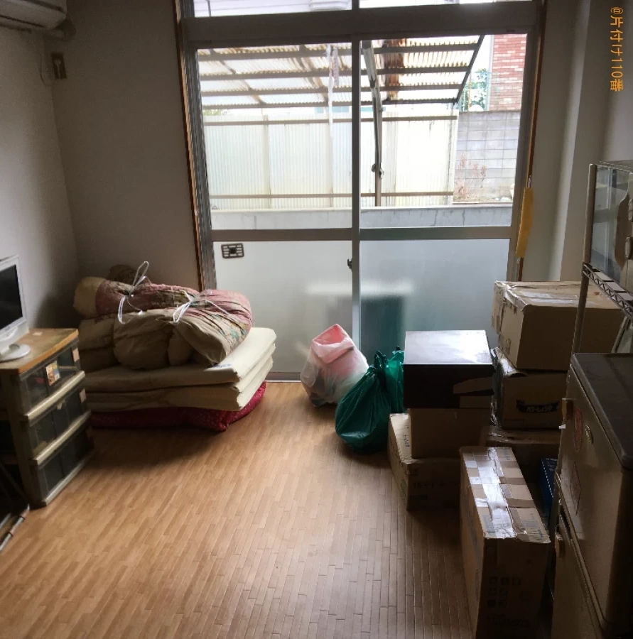 【岐阜市室津町】エアコン、折り畳みベッド等の回収と荷物の運搬