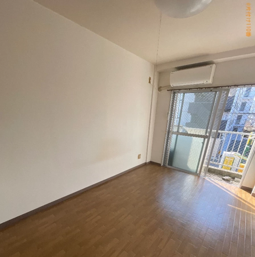 【岡山市北区】片付けと不用品(冷蔵庫、洗濯機、本棚等)の回収