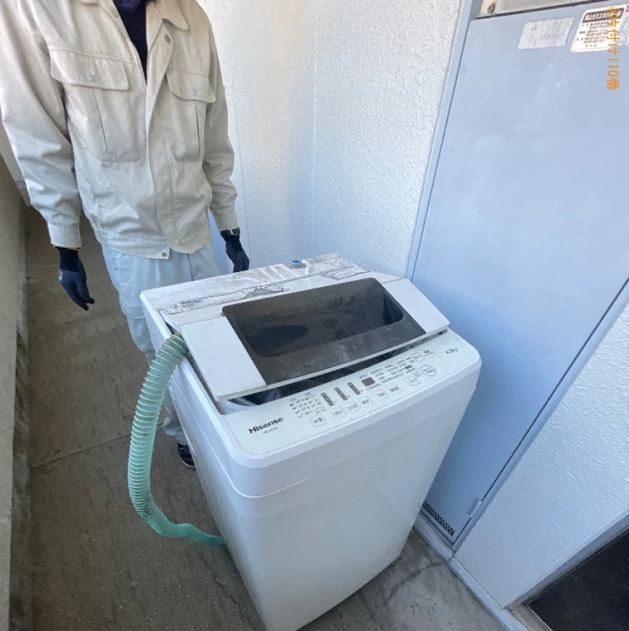 【岡山市北区】片付けと不用品（冷蔵庫、洗濯機、本棚等）の回収