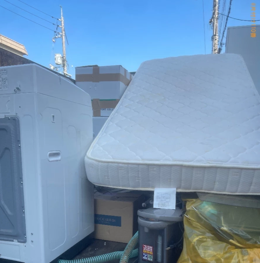 【岡山市北区】片付けと不用品(冷蔵庫、洗濯機、本棚等)の回収