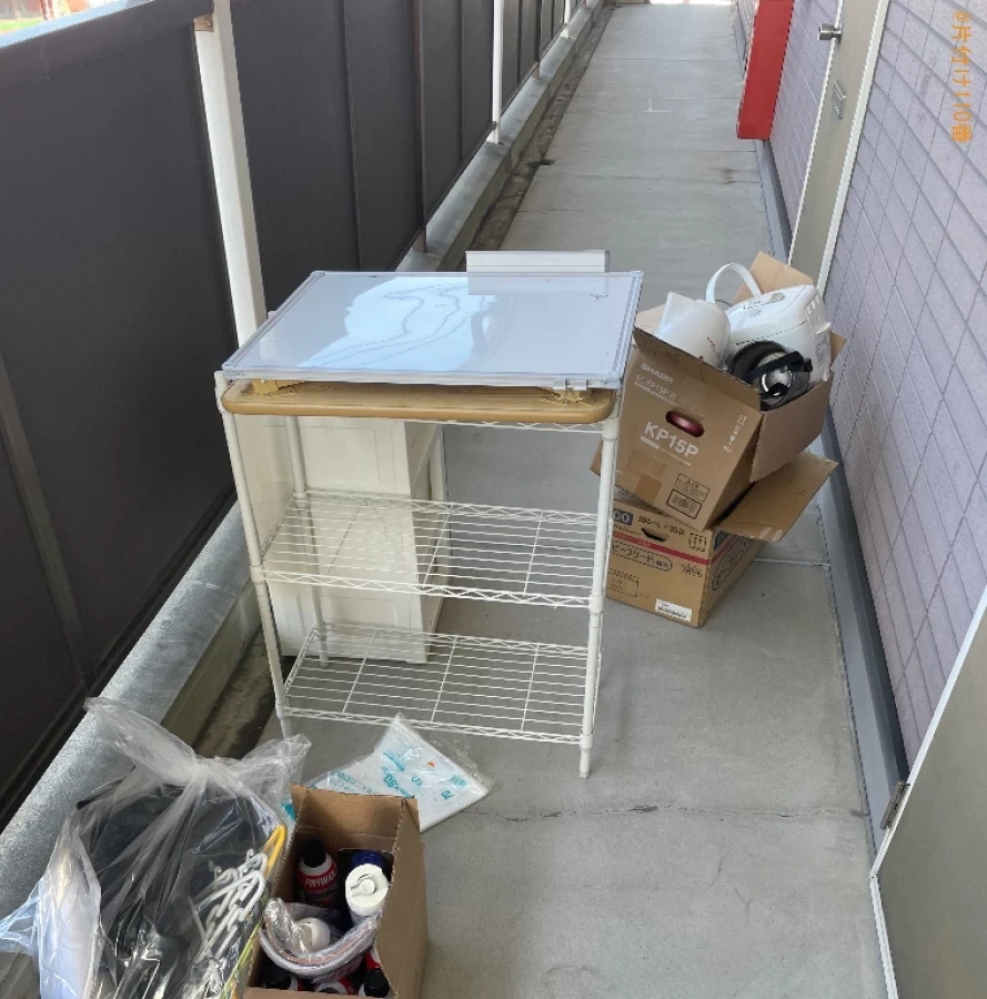 【出水市米ノ津町】電子レンジ、ラック、冷蔵庫、洗濯機等の回収