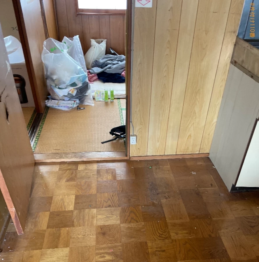 【つがる市富萢町】ローテーブル、冷蔵庫、こたつ、ラック等の回収