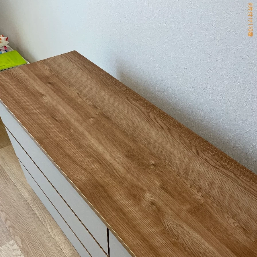 【岡山市中区】テレビ台、すのこ、タンス等の回収とタンスの運搬