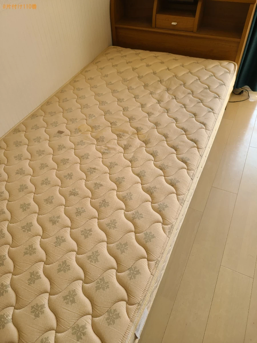 【徳島市庄町】マットレス付きシングルベッドの回収・処分ご依頼