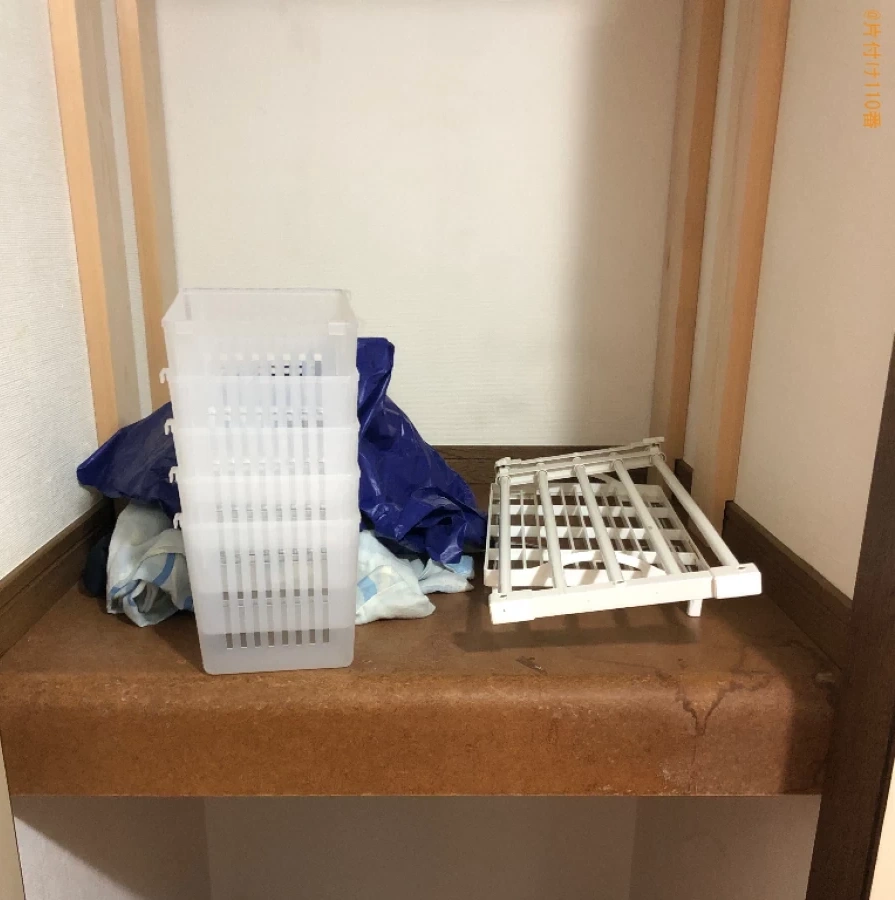 【倉敷市】ハンガーラック、かご、スーツケース、段ボール等の回収