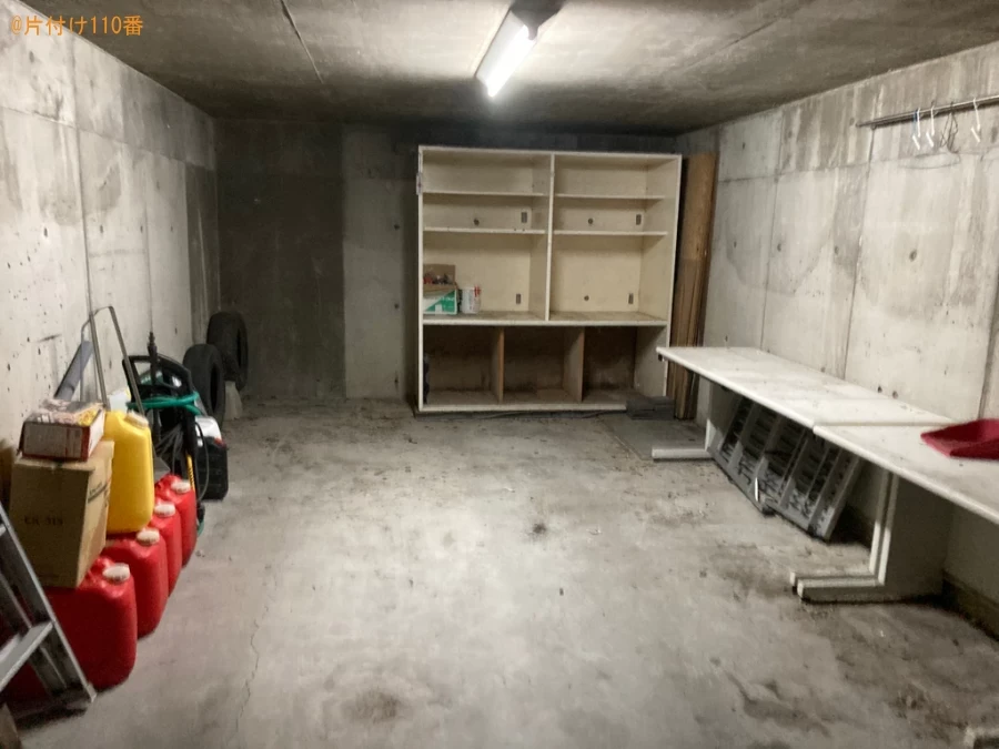 【鹿児島市吉野町】マットレス付きシングルベッド、学習机等の回収