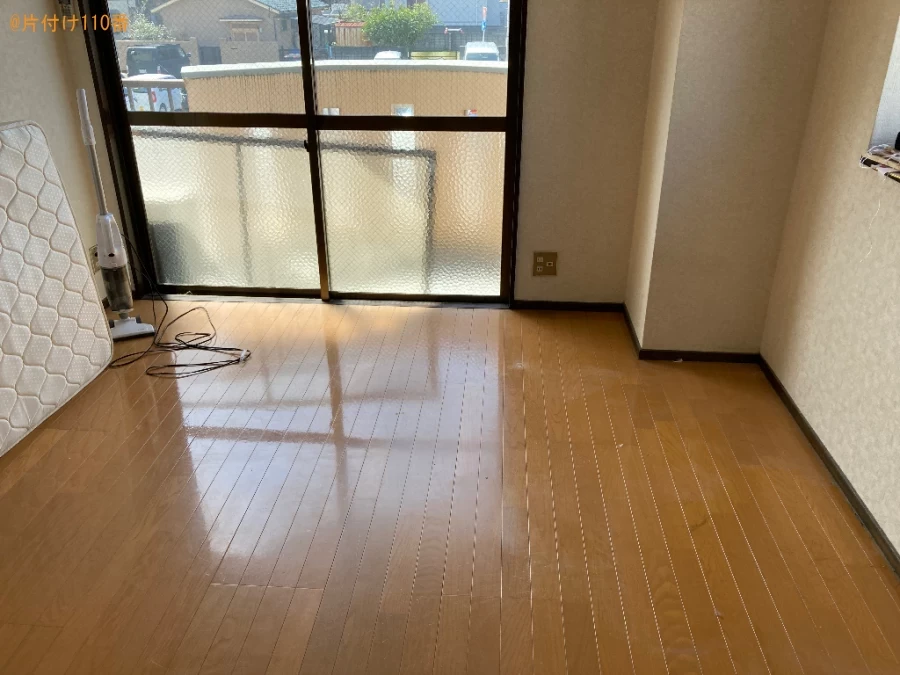 【鹿児島市】冷蔵庫、マットレス付きシングルベッド、ポット等の回収