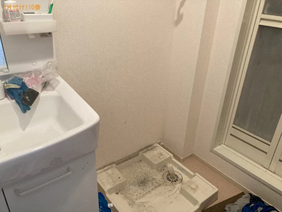 【宇部市】マットレス付きシングルベッド、冷蔵庫、洗濯機等の回収