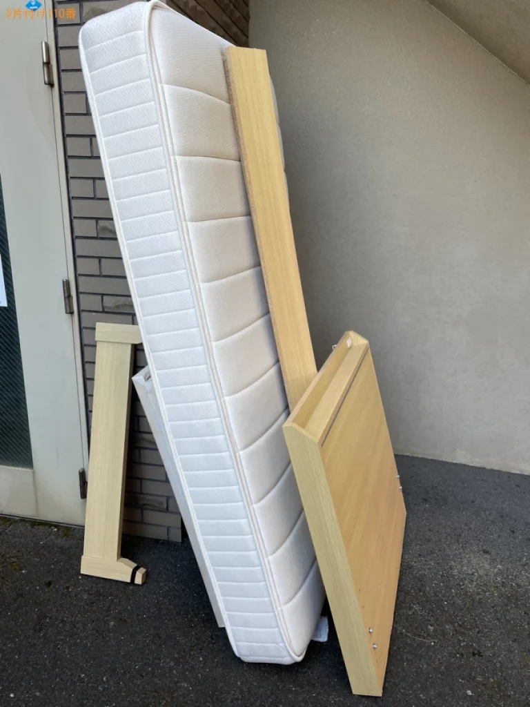 【草津市】シングルベッドマットレスの回収・処分ご依頼　お客様の声