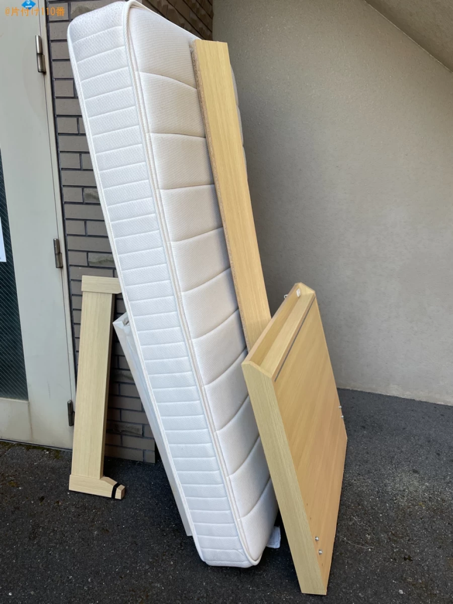 【草津市】シングルベッドマットレスの回収・処分ご依頼　お客様の声