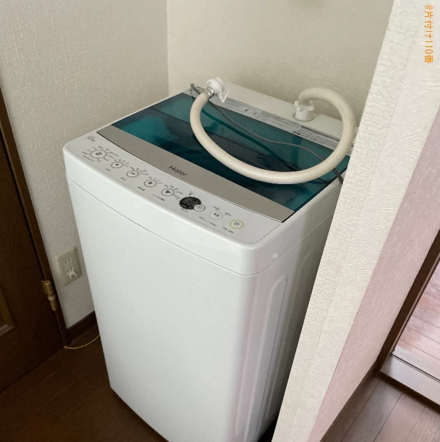 【弘前市寒沢町】冷蔵庫、洗濯機、食器棚、電子レンジの回収・処分