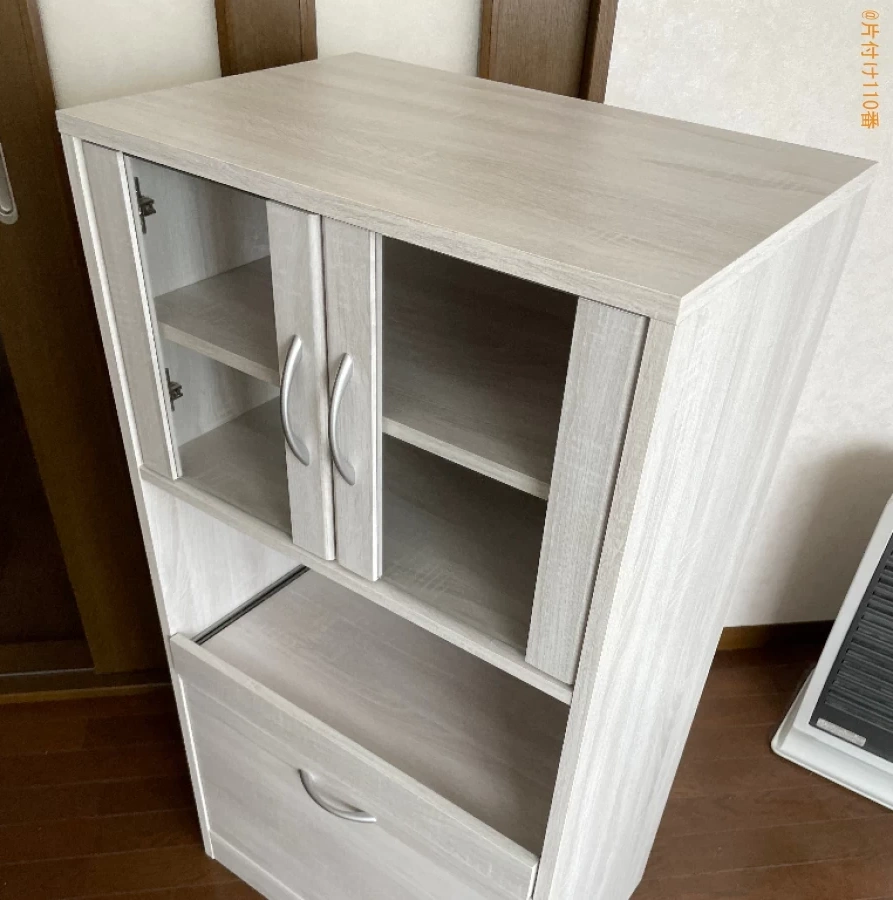 【弘前市寒沢町】冷蔵庫、洗濯機、食器棚、電子レンジの回収・処分