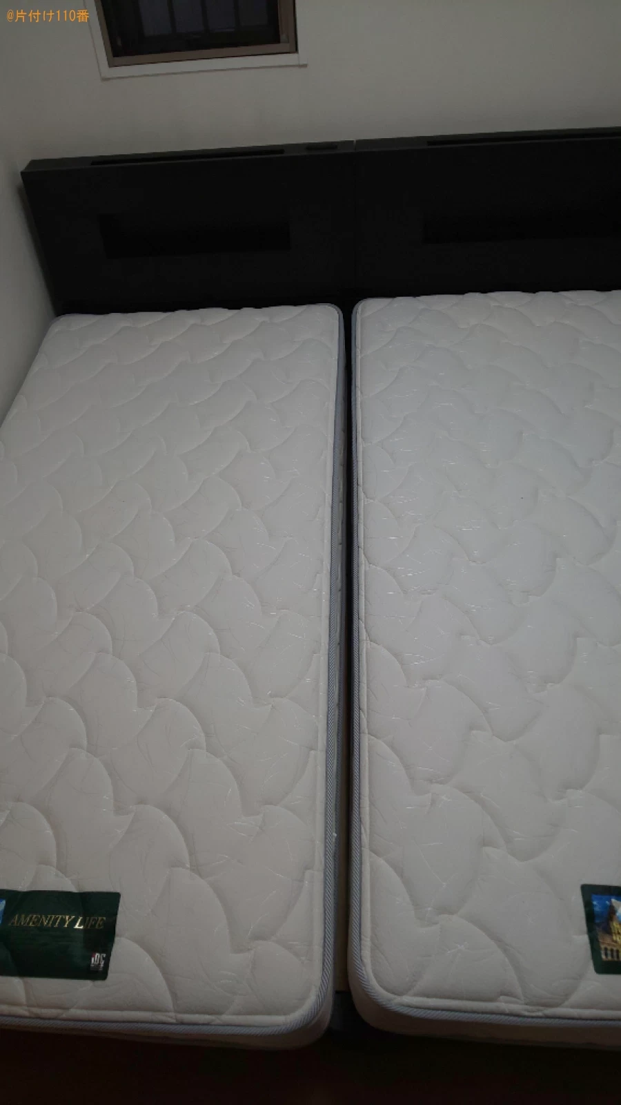 【大阪市住吉区】マットレス付きシングルベッドの回収・処分ご依頼