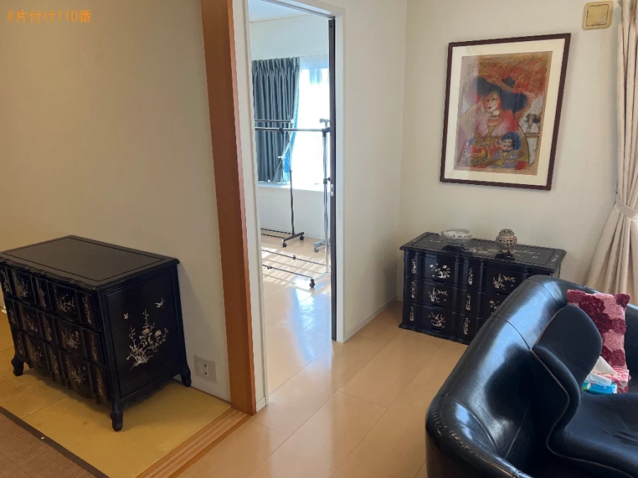 【那覇市旭町】タンス、鏡台、収納ケース、布団等の回収・処分ご依頼