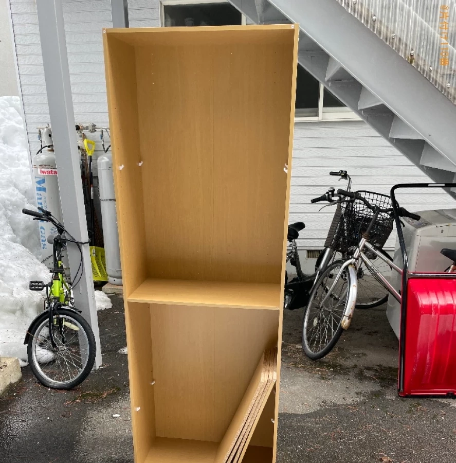 【青森市】カラーボックス、ガスコンロ、自転車、プリンターの回収