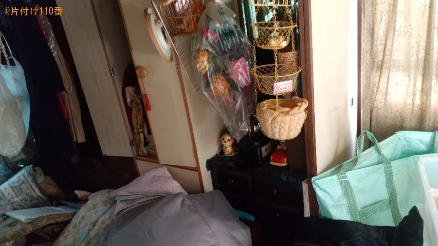 【福山市箕島町】ダブルベッドマットレス、タンス、鏡台等の回収